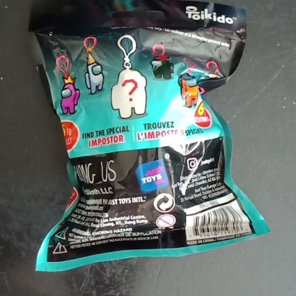 Astronaut Among Us Plush Keychain Hanger Surprise Collectors Sealed Package - Picture 4 of 5